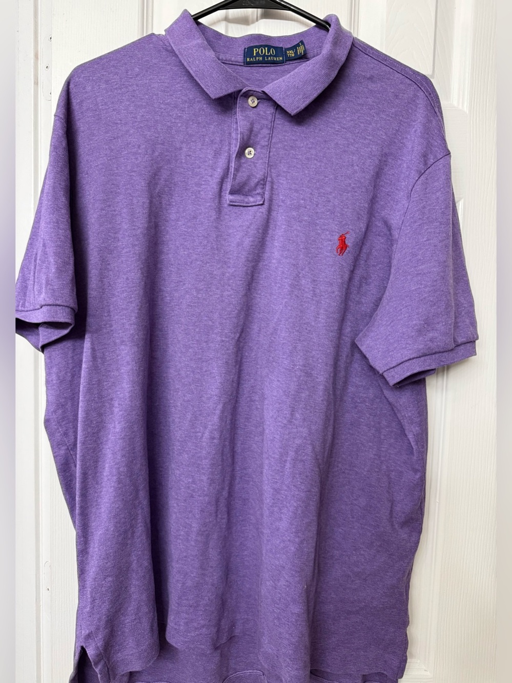 Polo by Ralph Lauren Lavender Short-Sleeve Polo with Red Pony